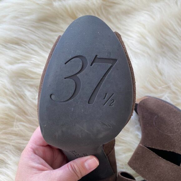 Pedro Garcia Open-toe Suede Chenoa Bootie-Made in Spain purchased at Nordstrom - Picture 6 of 7